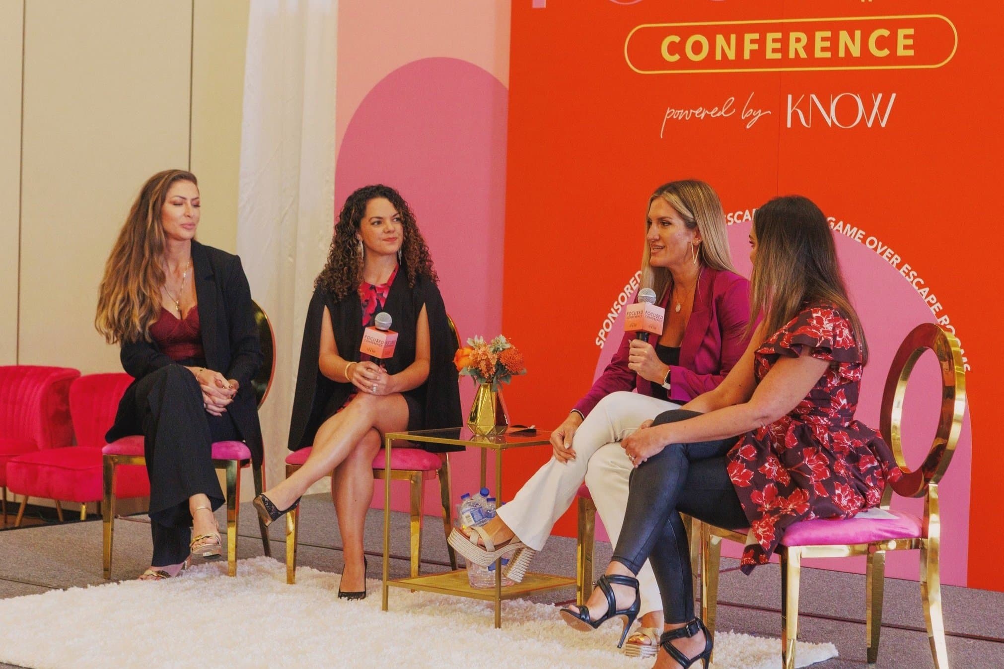 A Rosarium founder speaking on an industry panel