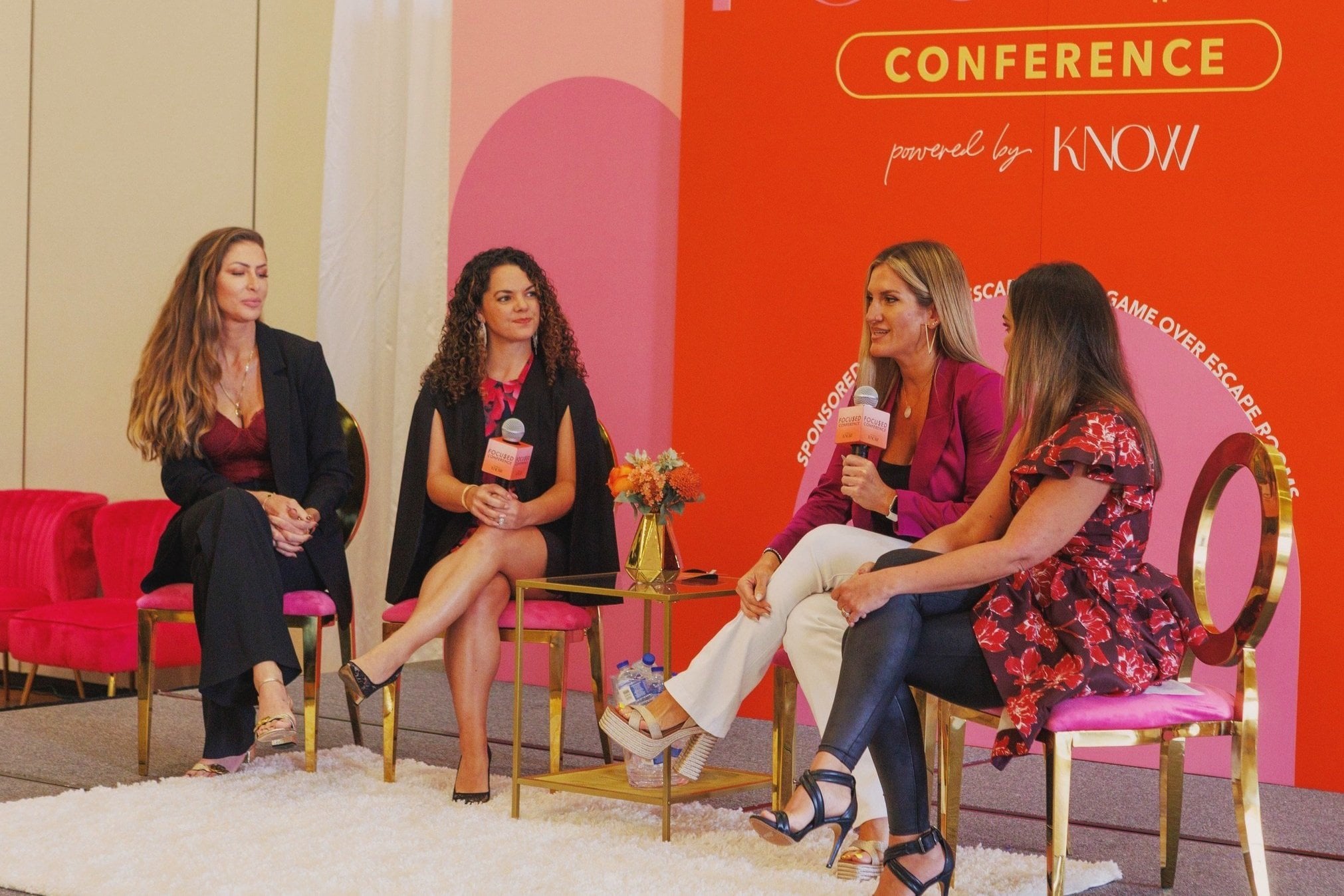 A Rosarium founder speaking on an industry panel